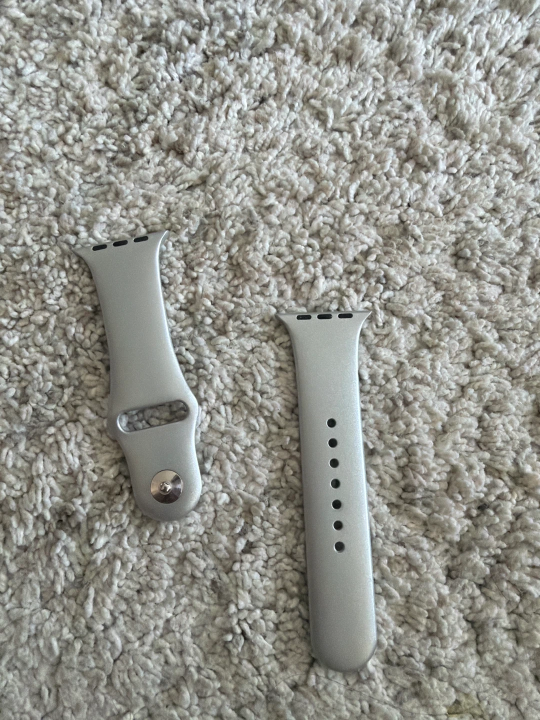 Silver Apple Watch Band