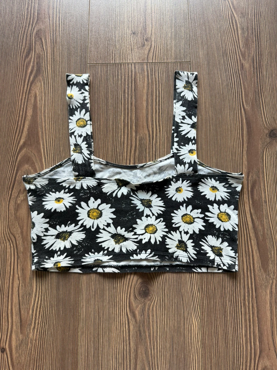 Daisy Print Crop Top | Size Small - photo 4