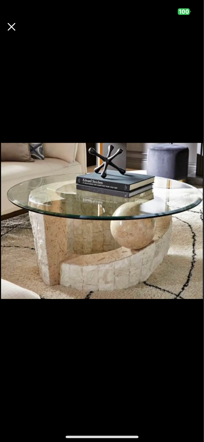 Three Glass Marble Tables moving by April 30