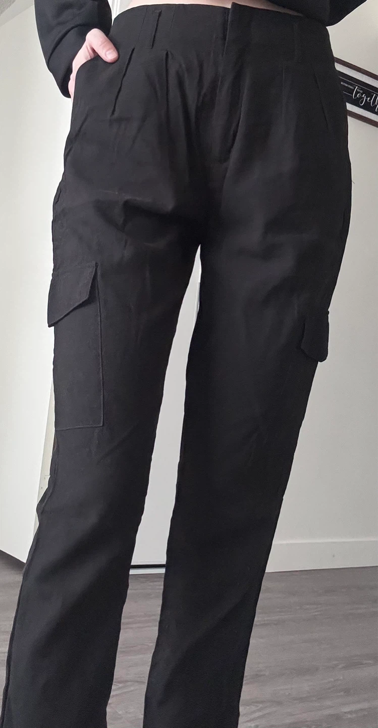Black Cargo Pants - photo 4
