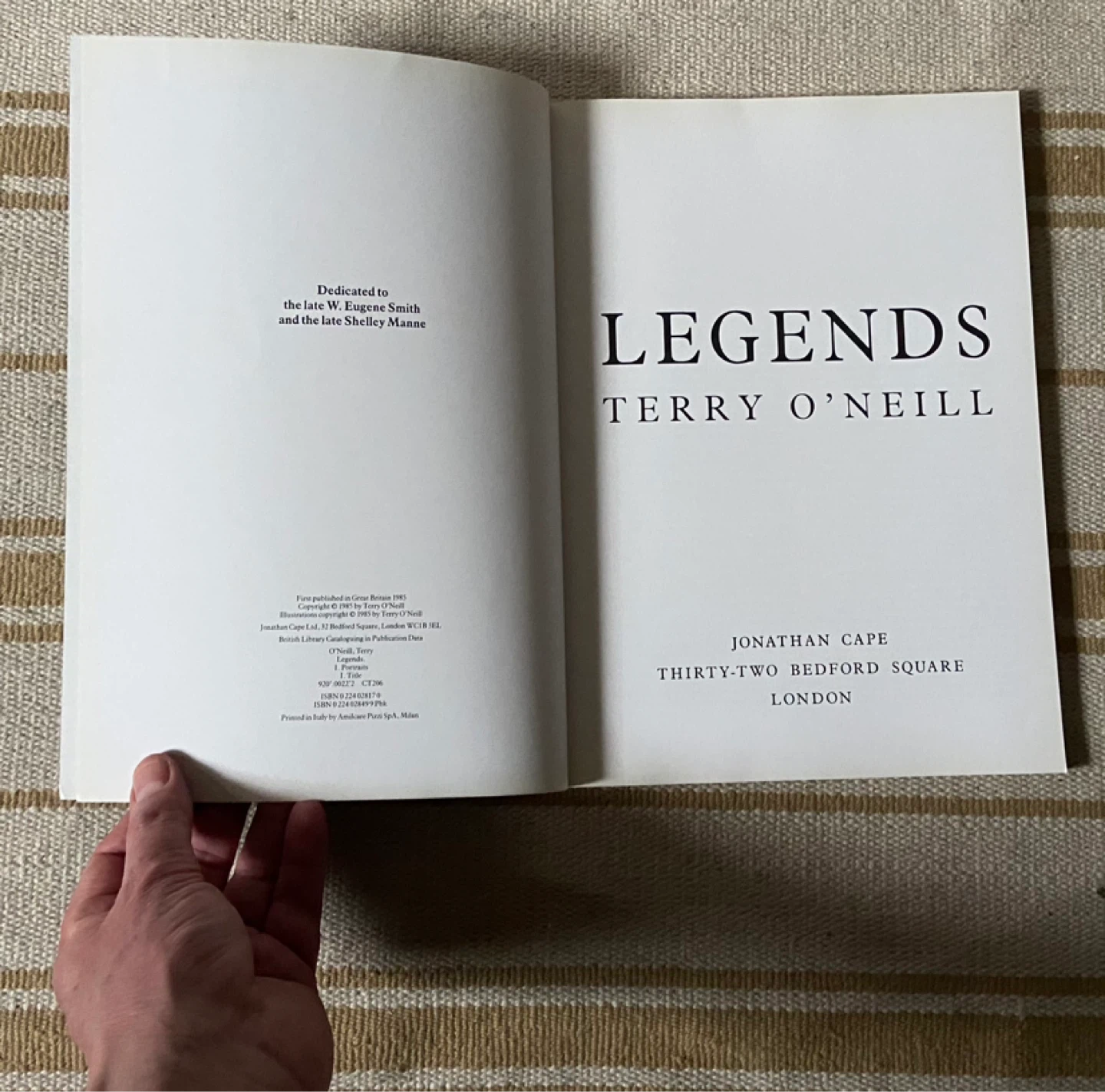 Legends Photography Book by Terry O'Neill - photo 2