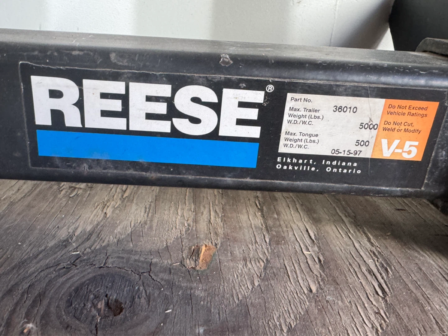 Reese Class V Trailer Hitch - photo 2