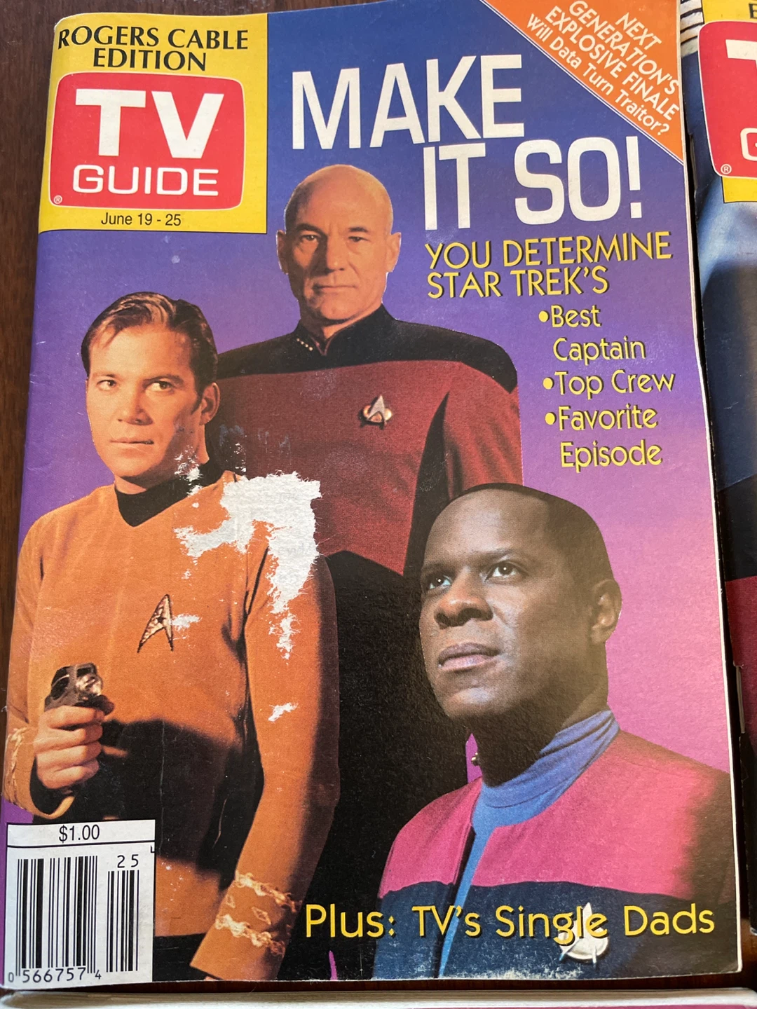 Collection of 7 Star Trek TV Guides - photo 2