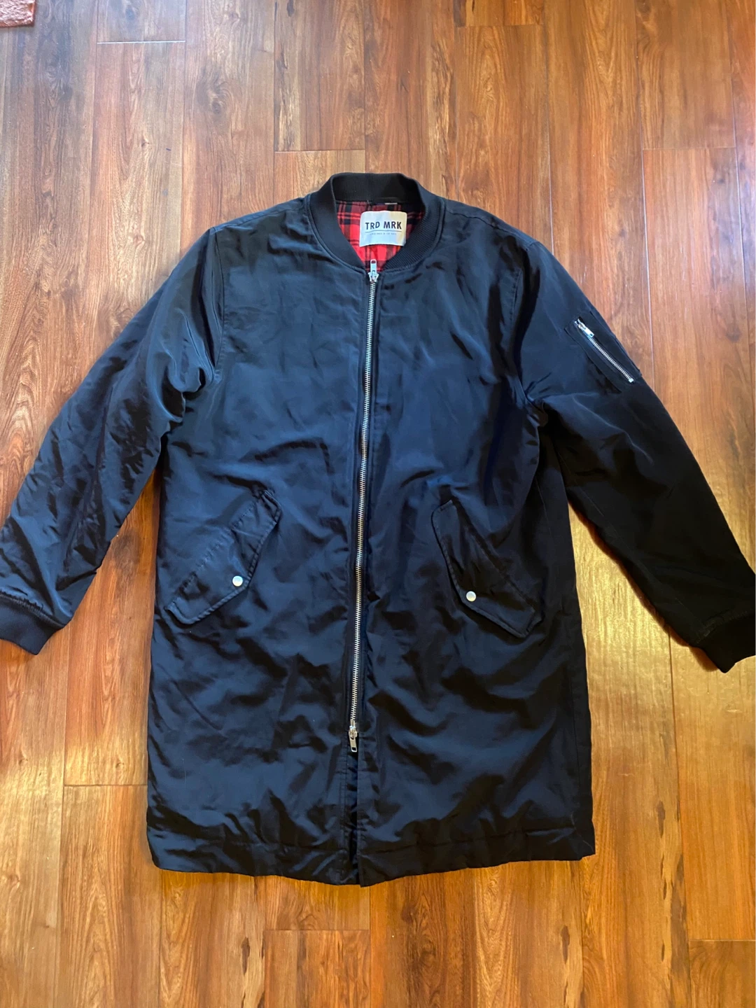 BLACK LONG JACKET (UNISEX - SIZE XXL) - photo 3