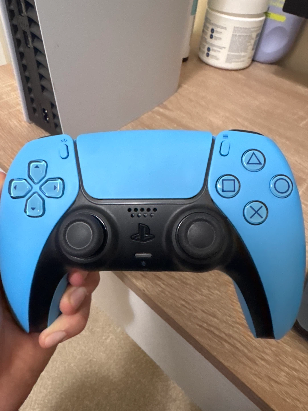 PlayStation 5 digital Console with Blue DualSense Controller - photo 5