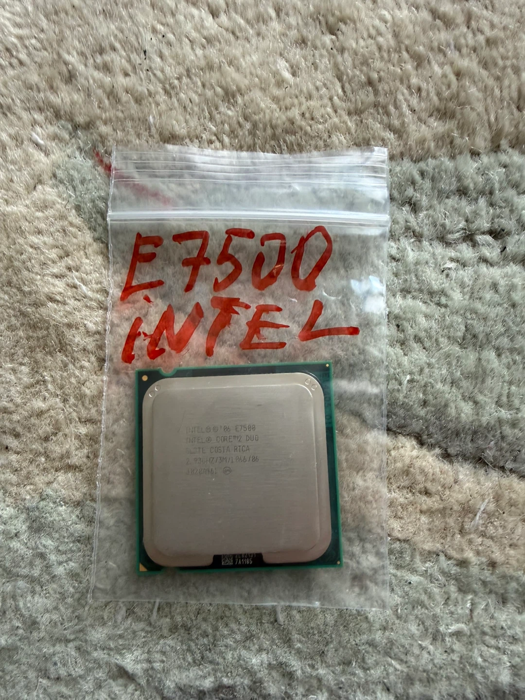 Intel Core 2 Duo E7500 CPU 2.93GHz LGA775 Processor