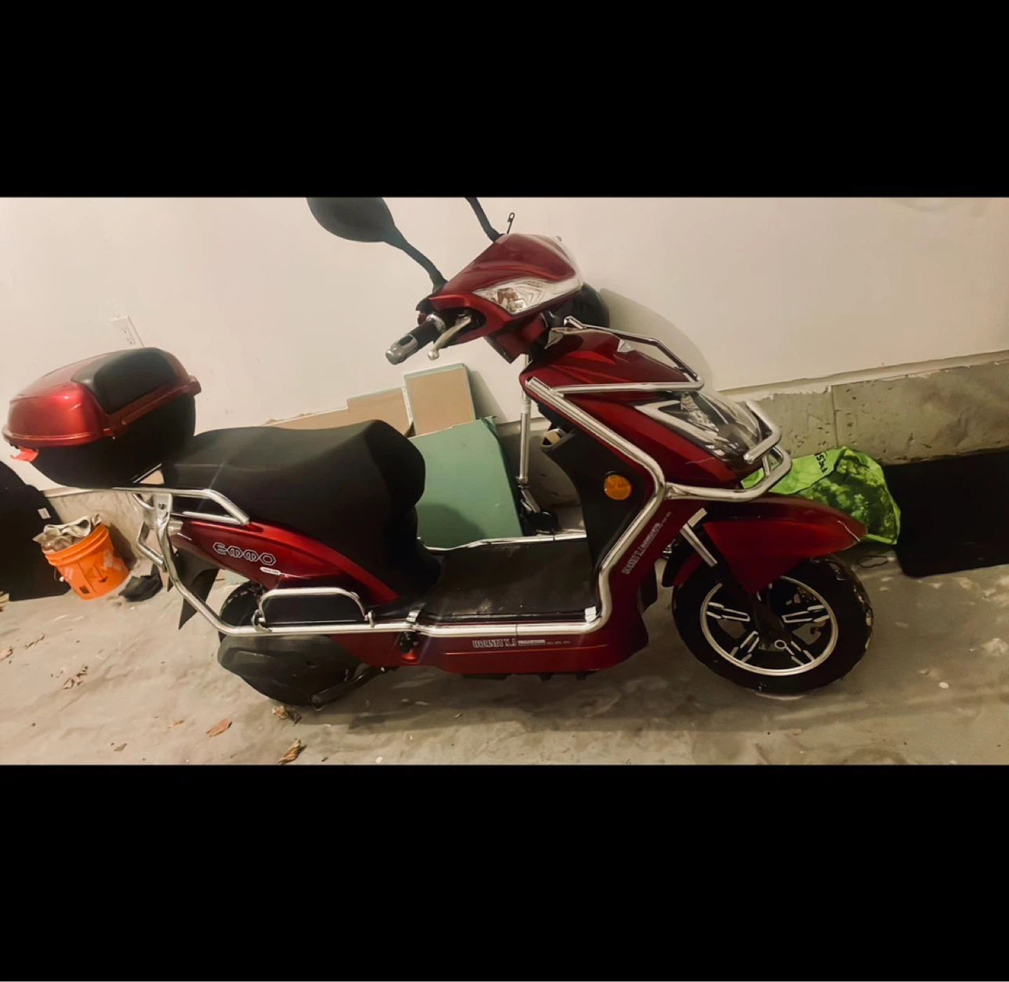 Red Electric Scooter