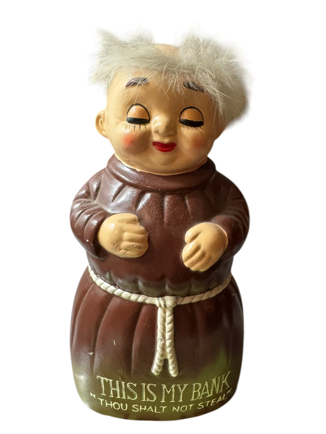 Monk Coin Bank - THIS IS MY BANK THOU SHALT NOT STEAL