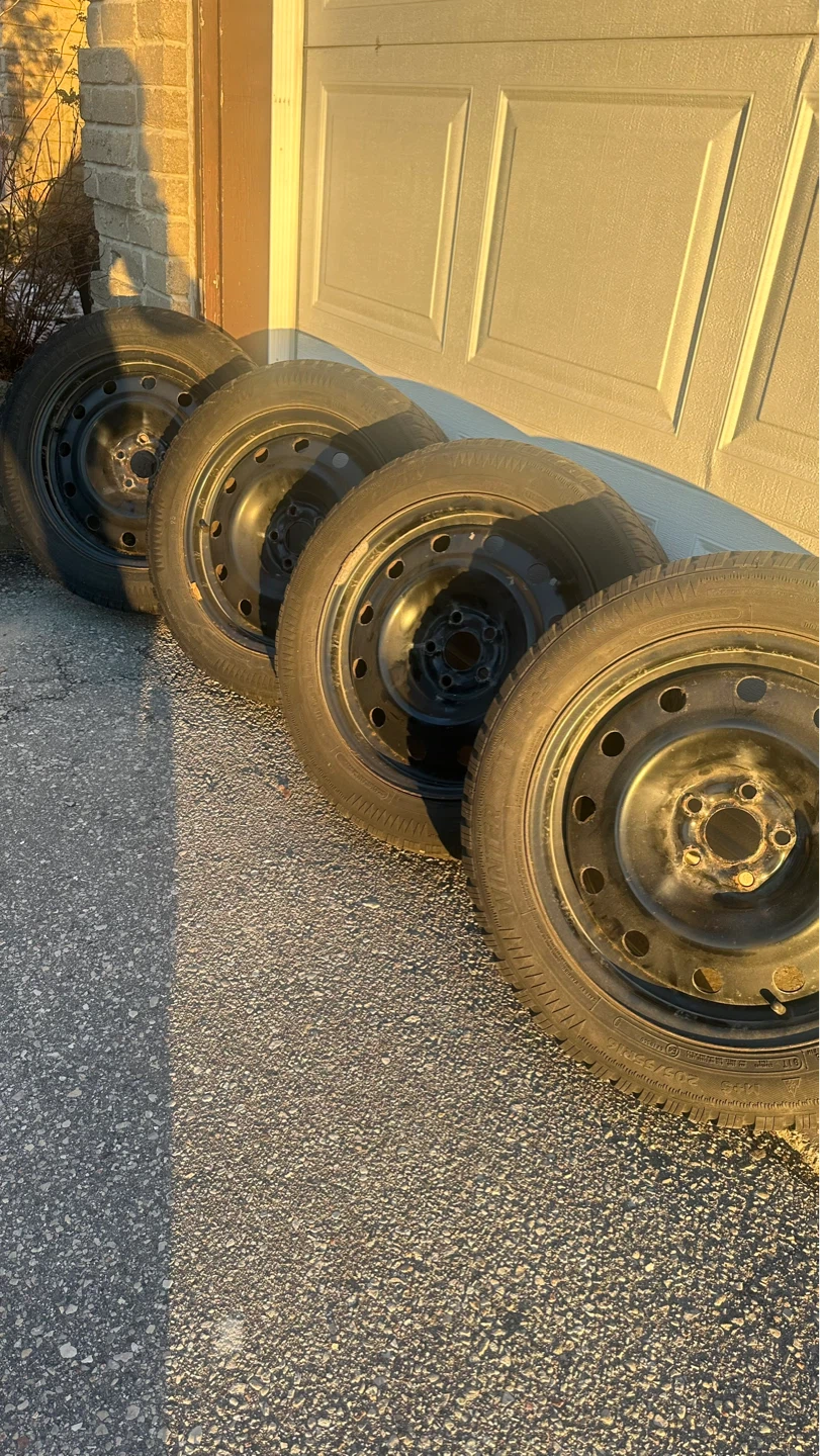 Set of 4 Winter Tires and Rims