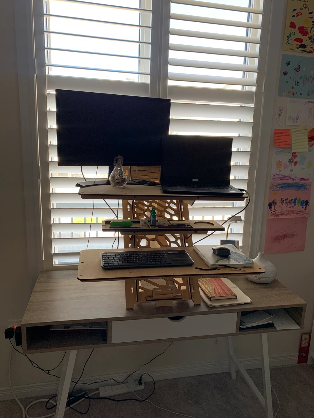 Unique Wooden Standing Desk