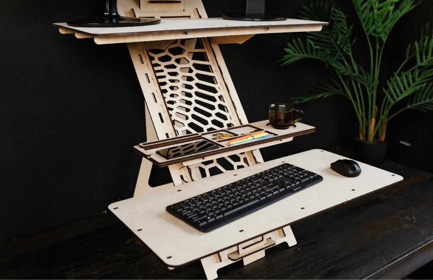 Unique Wooden Standing Desk - photo 4