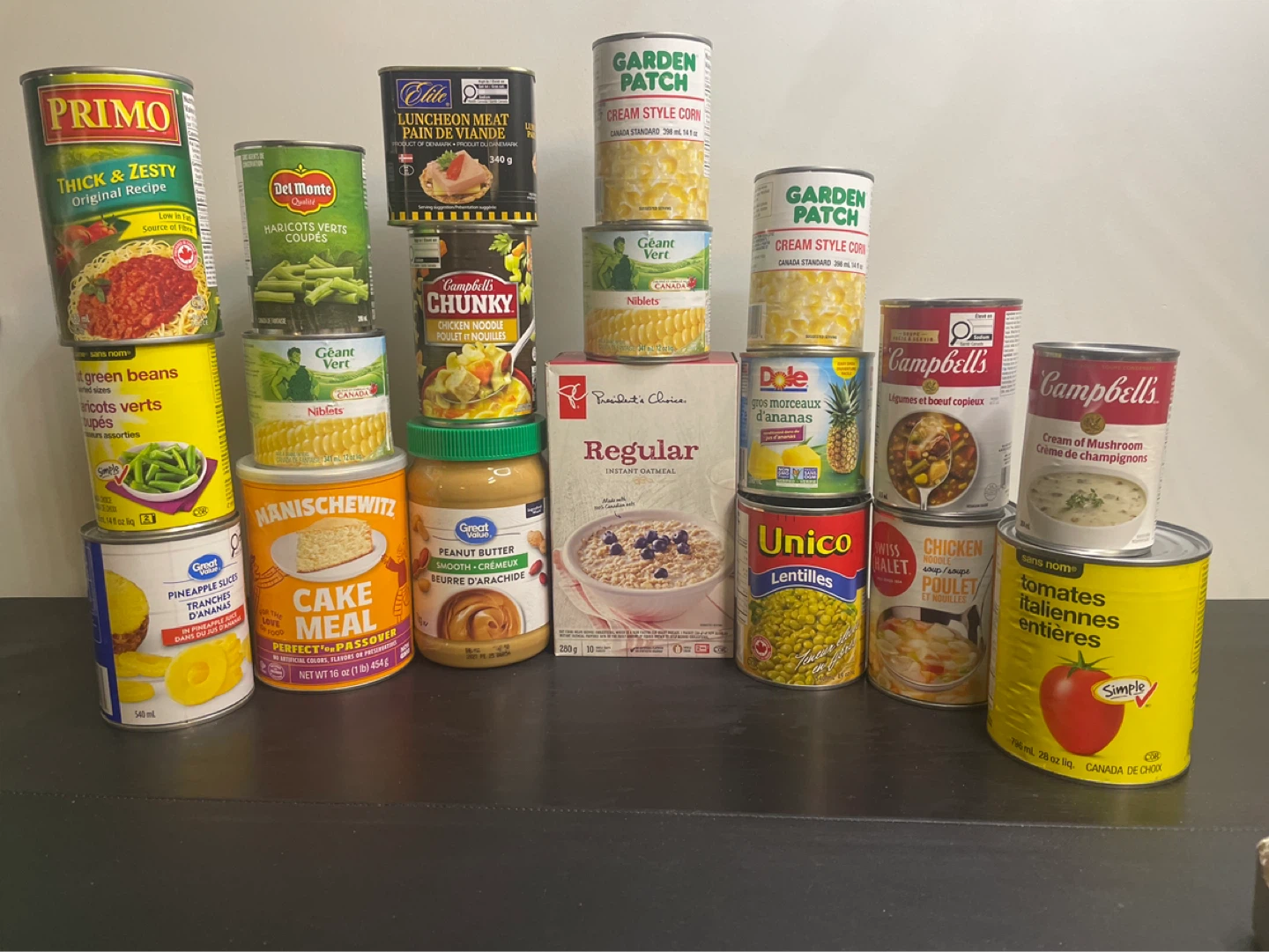FREE FOOD - Assorted Canned Goods and Instant Oatmeal