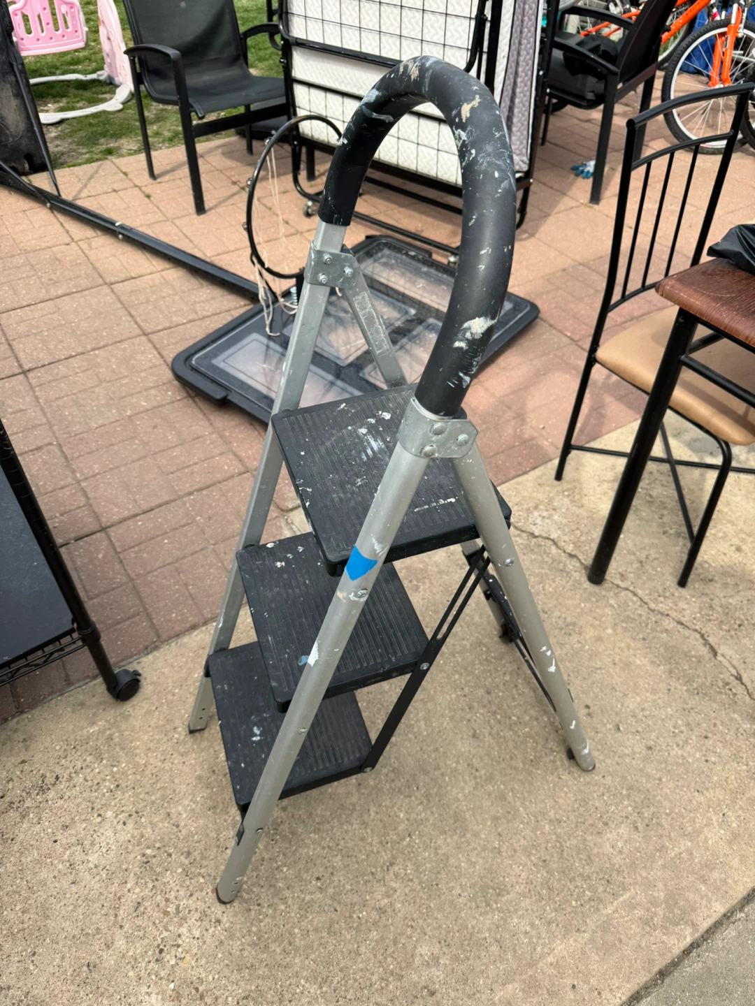 3-Step Folding Step Stool Ladder - photo 3