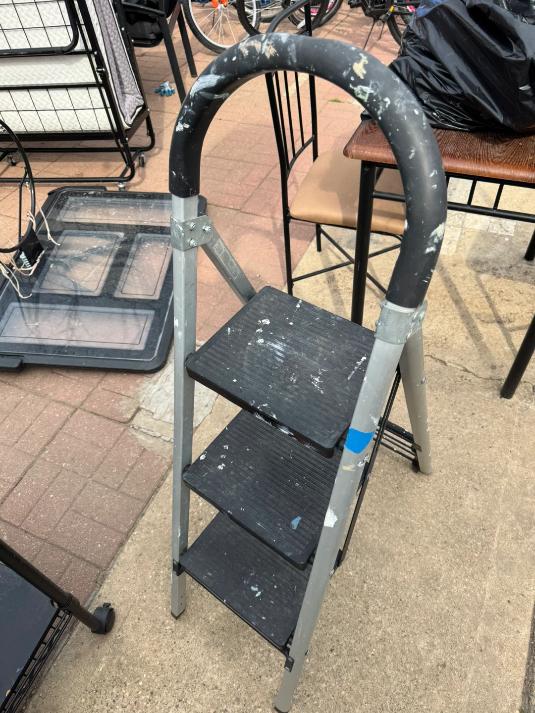 3-Step Folding Step Stool Ladder - photo 4