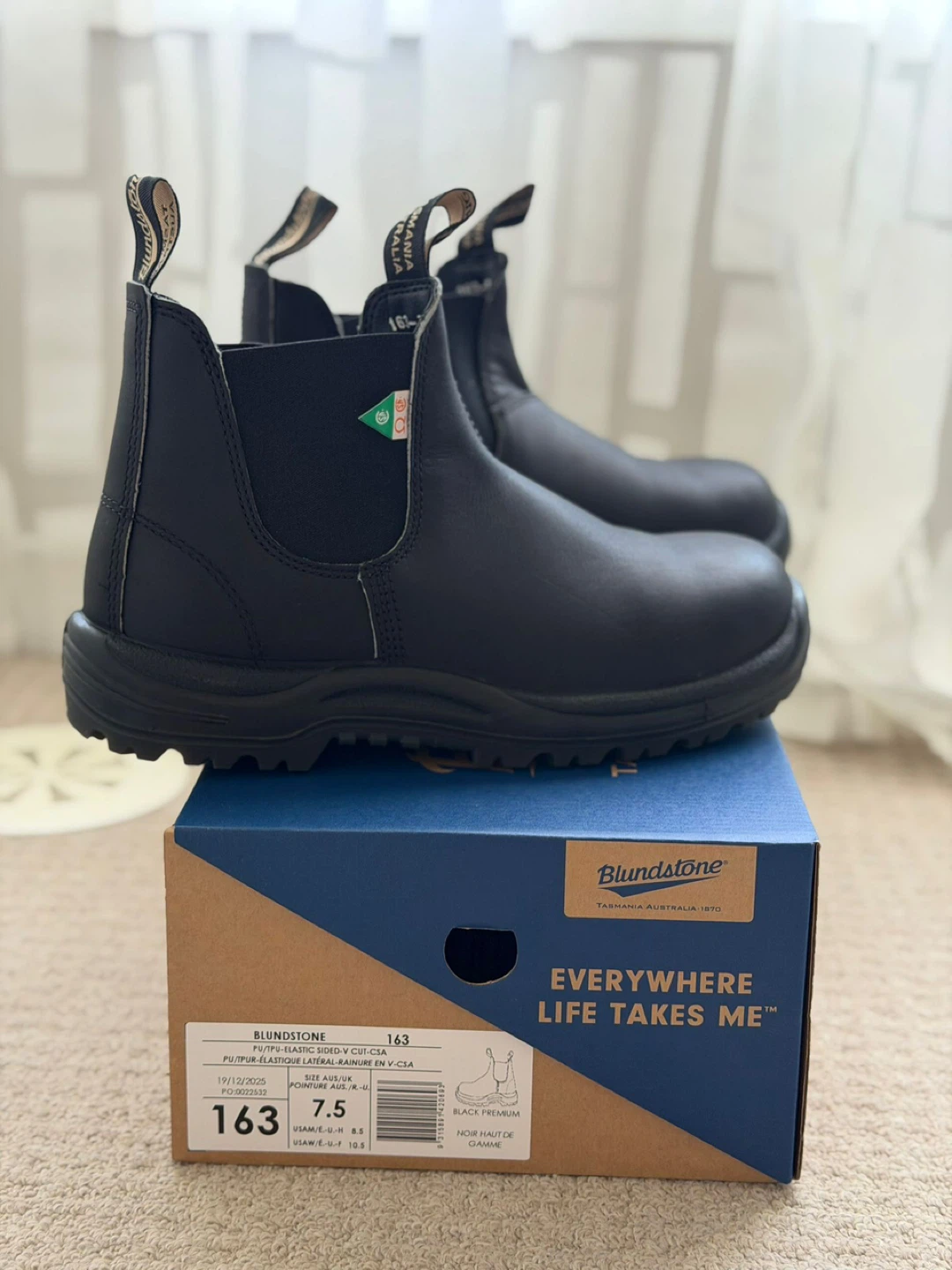 Blundstone 163 Black Premium Chelsea Boots Size 7.5 - photo 2