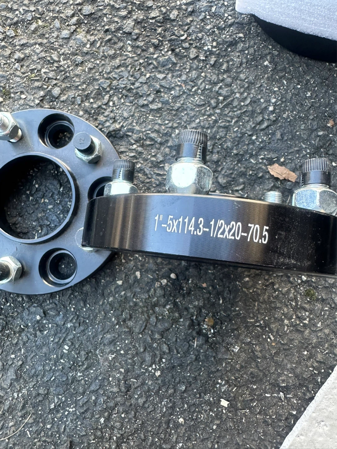 2 Wheel Spacers - 1" and 1.5" Thick - photo 3
