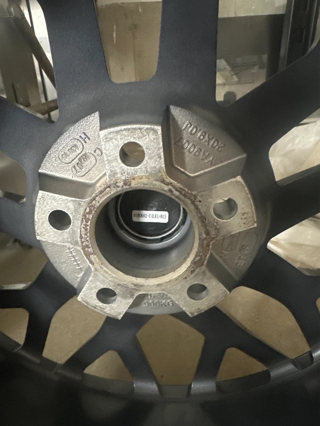 Set of 2 Matte Black Alloy Wheels - photo 4
