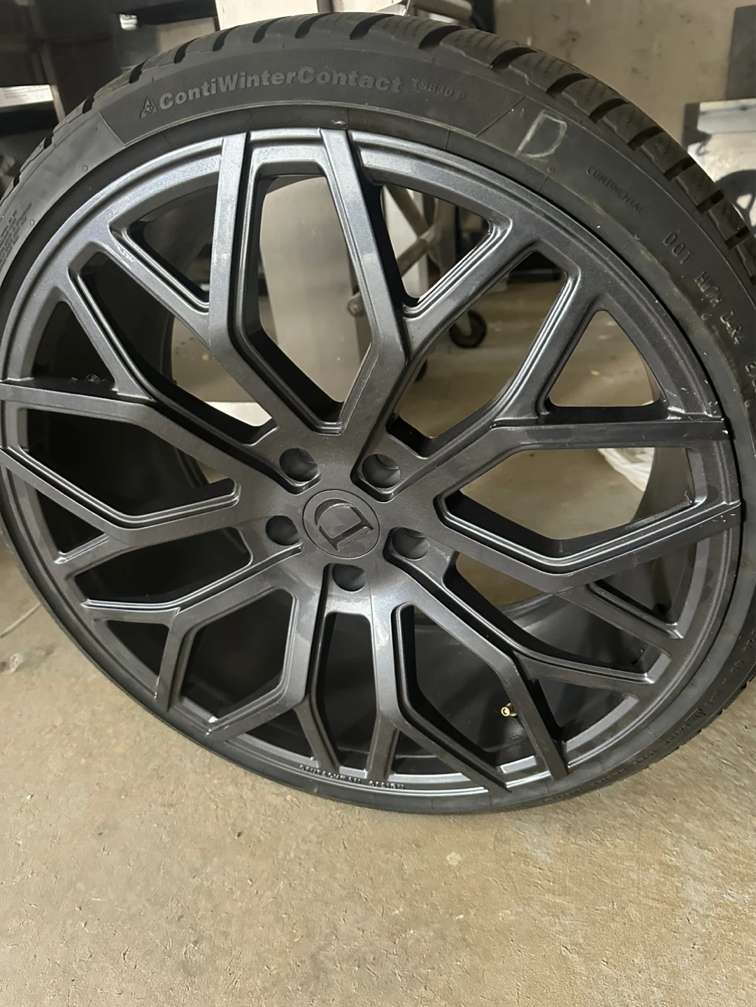 Set of 2 Matte Black Alloy Wheels - photo 2