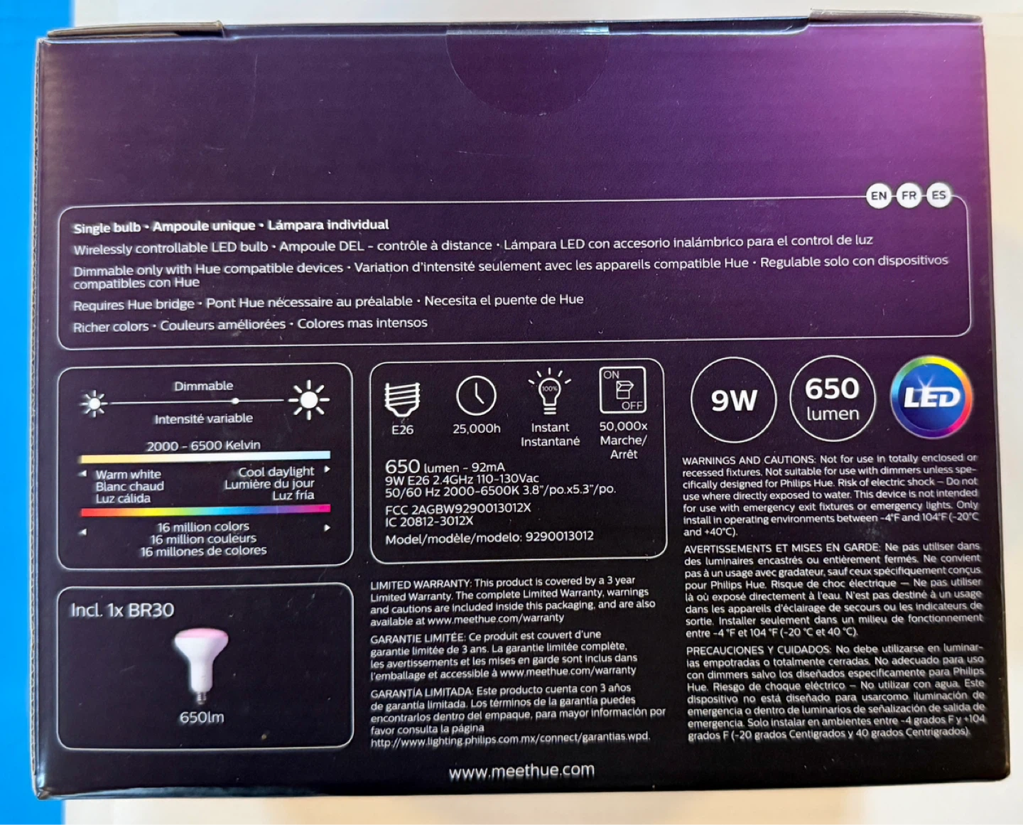 4 Brand New Philips Hue Flood Bulbs - photo 3