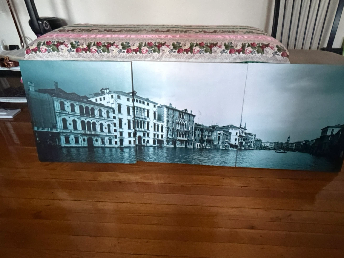 Triptych Venice Canal Wall Art