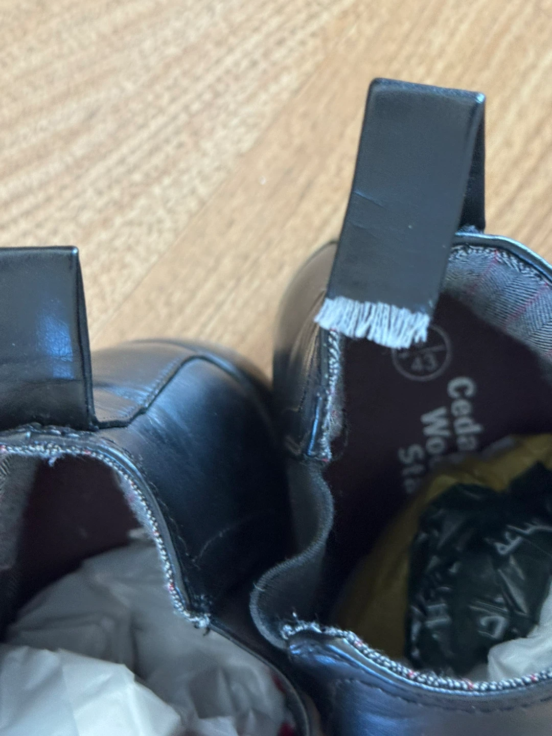 Cedar Wood State Black Chelsea Boots - Size 9 - photo 2