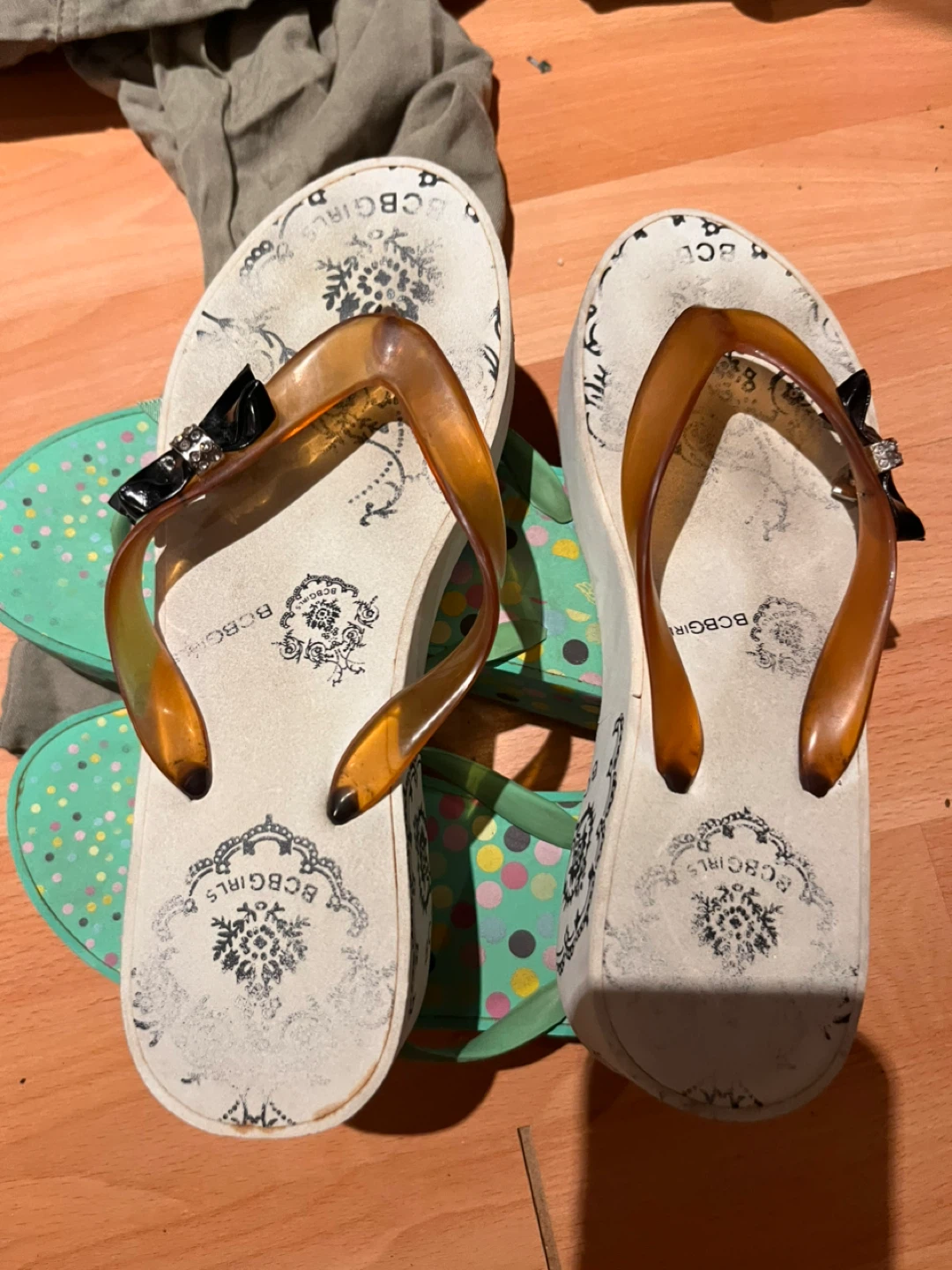 BCBG Flip Flops