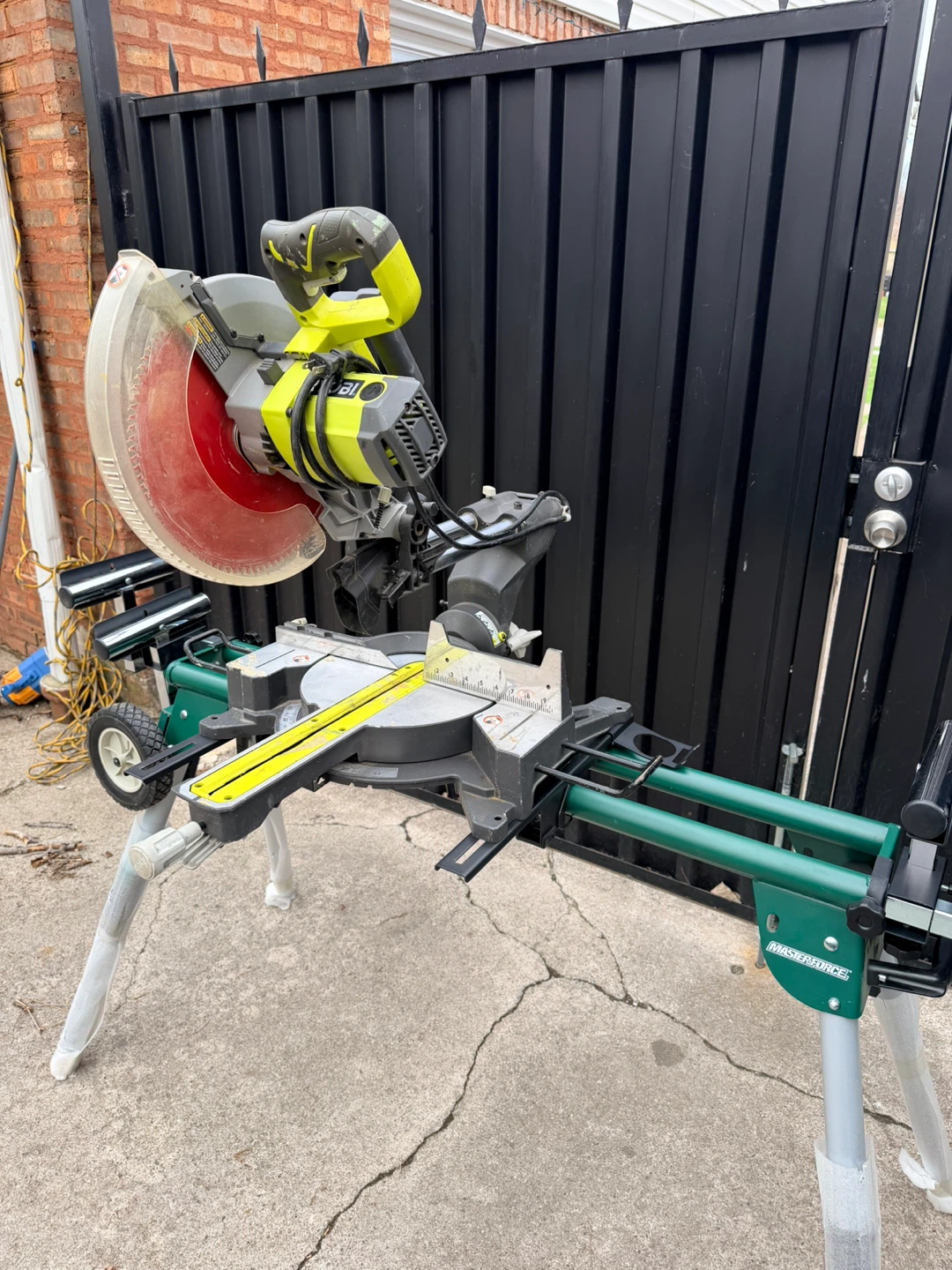 Ryobi Compound Miter Saw with Rolling Stand - photo 4