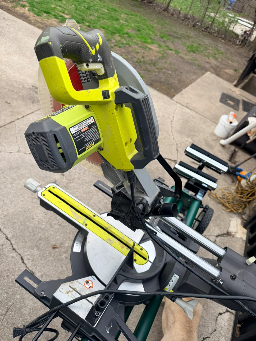 Ryobi Compound Miter Saw with Rolling Stand - photo 5
