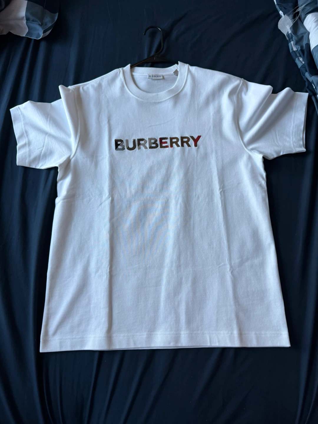 Burberry White Cotton T-Shirt - photo 3