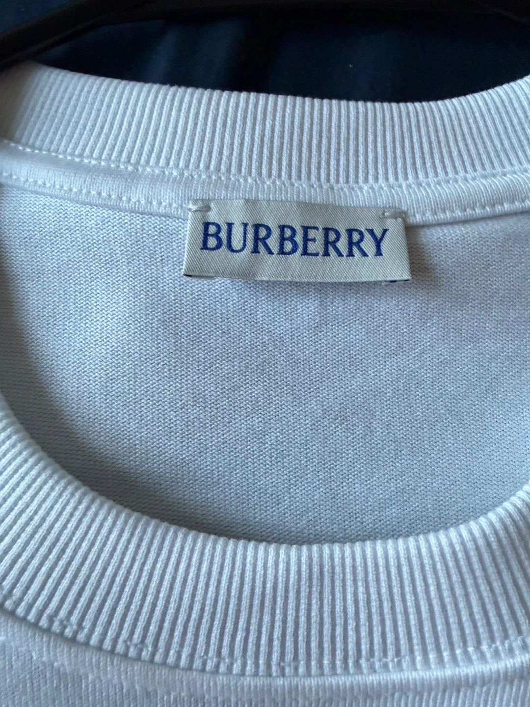 Burberry White Cotton T-Shirt - photo 5