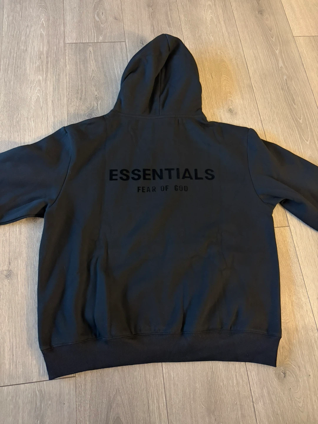 ESSENTIALS Fear of God Hoodie Black Size S - photo 2