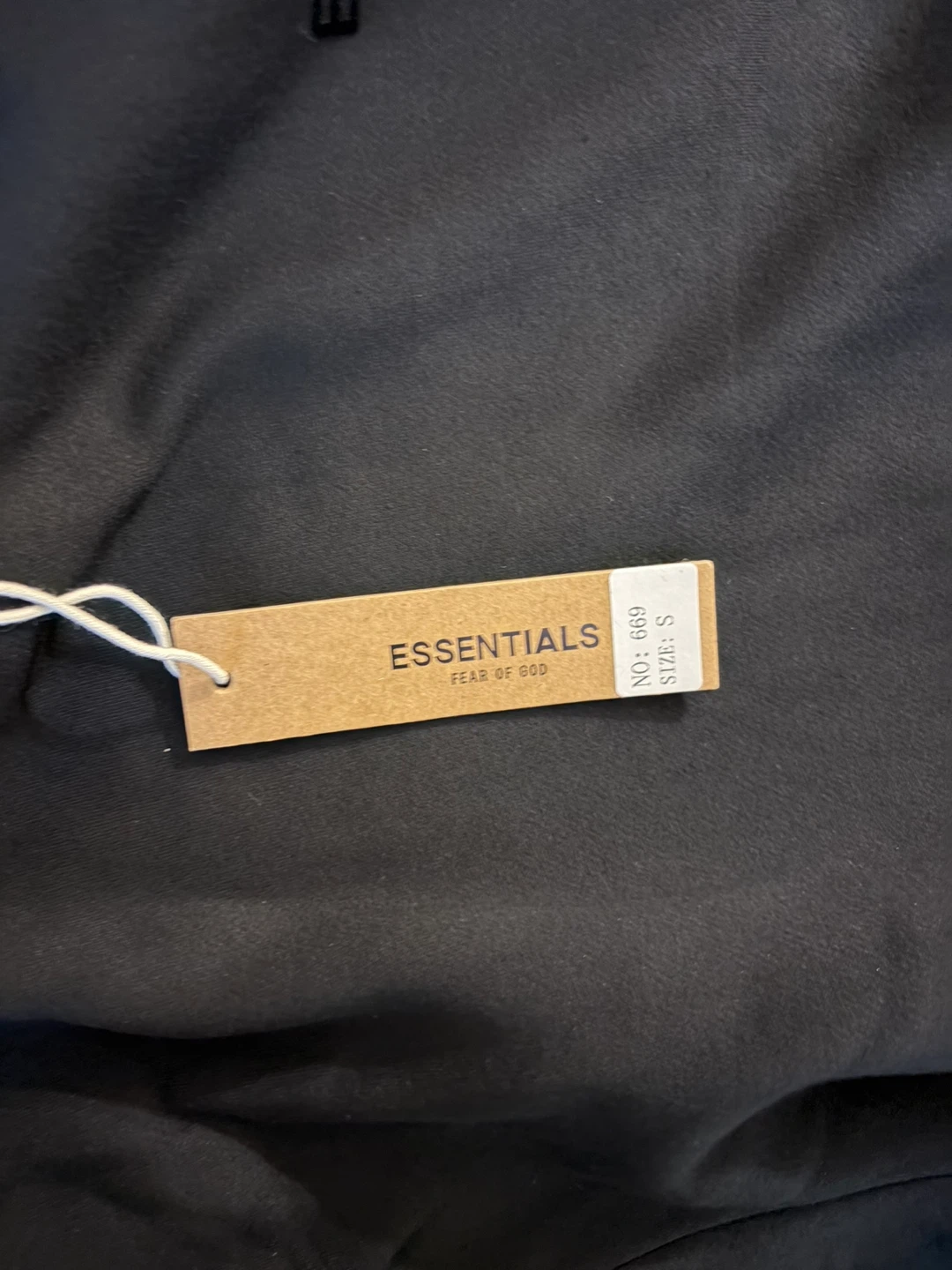 ESSENTIALS Fear of God Hoodie Black Size S - photo 4