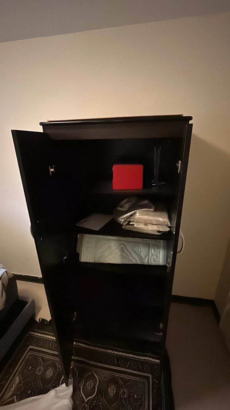 Dark Brown Two-Door Cabinet - photo 2