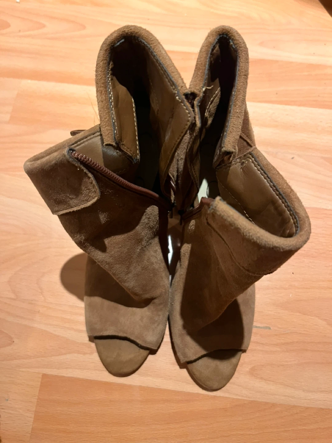 Jessica Simpson Brown Suede Ankle Boots Size 7.5 - photo 4