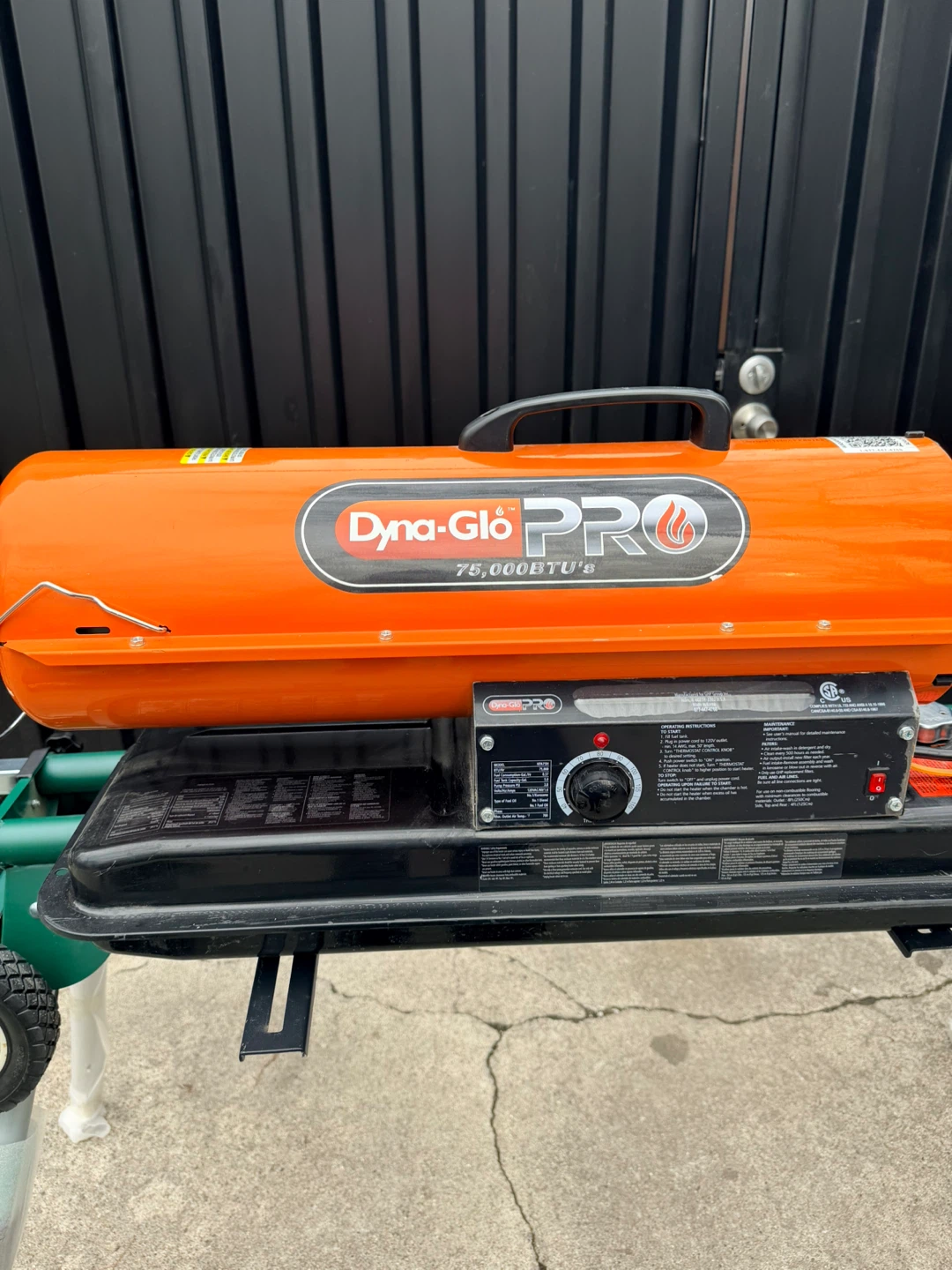 Dyna-Glo Pro KFA75H 75,000 BTU Propane Heater