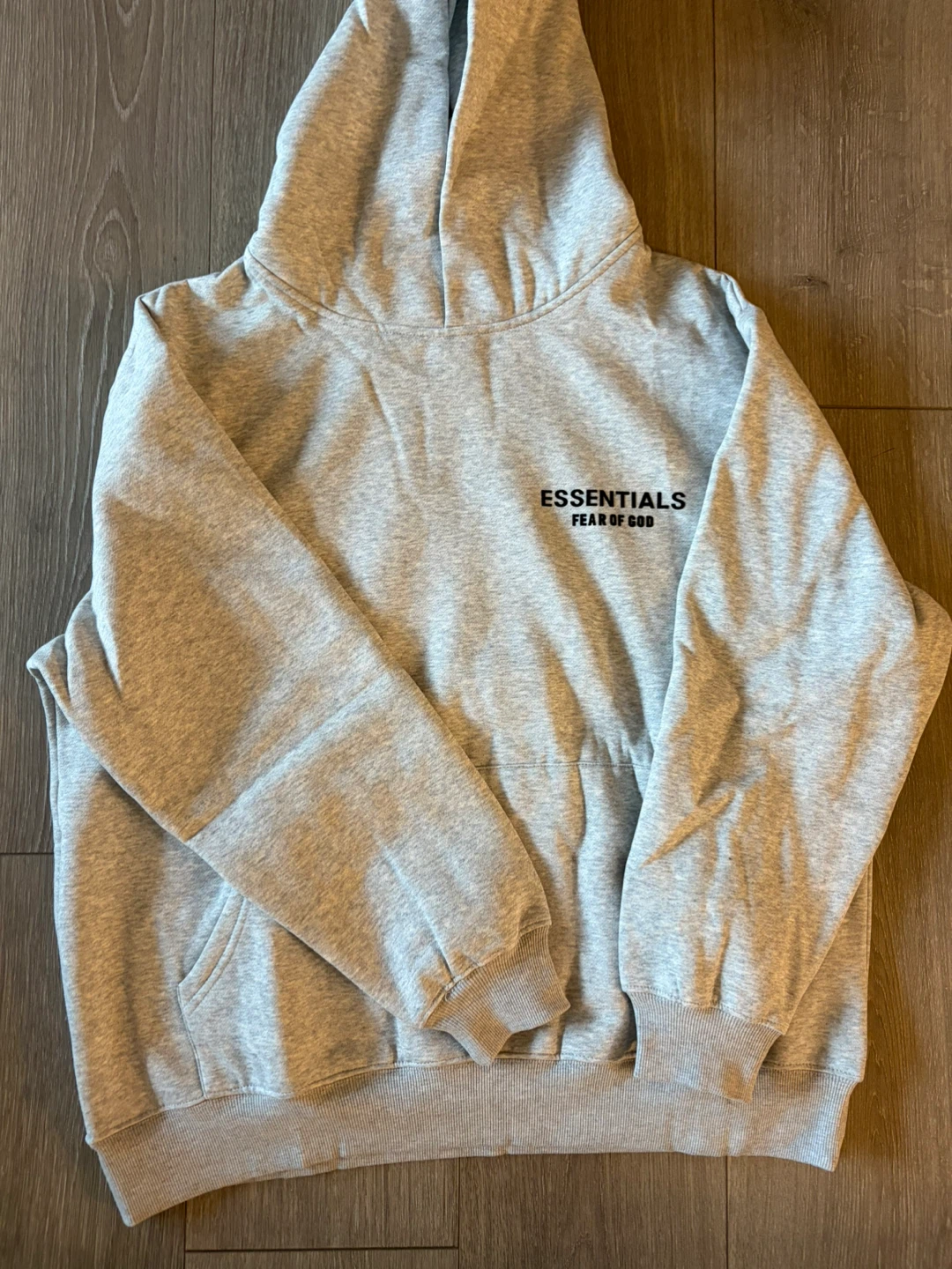 Essentials Fear of God Hoodie Light Gray Size S