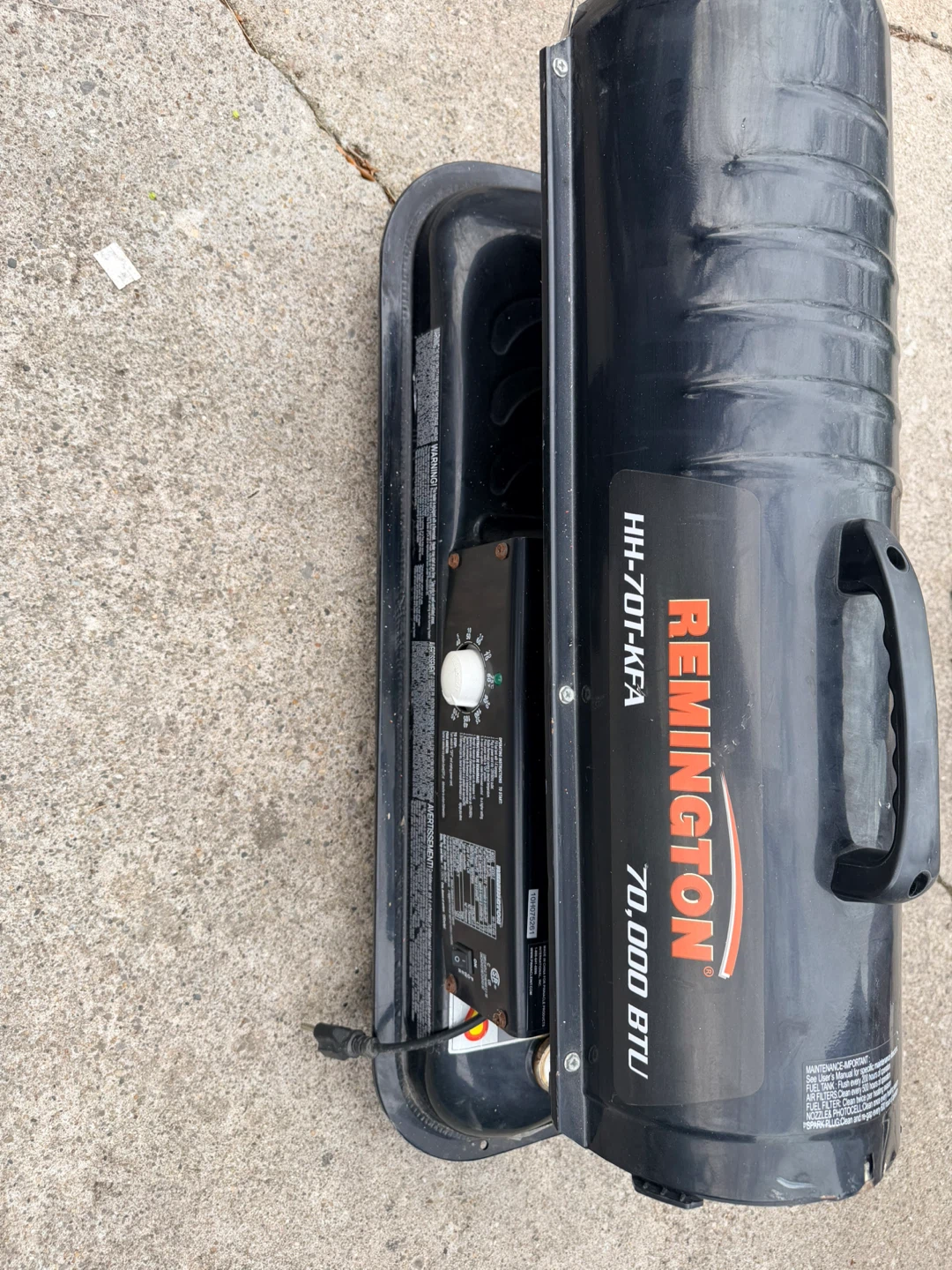 Remington HH-70T-KFA 70,000 BTU Kerosene Heater - photo 3
