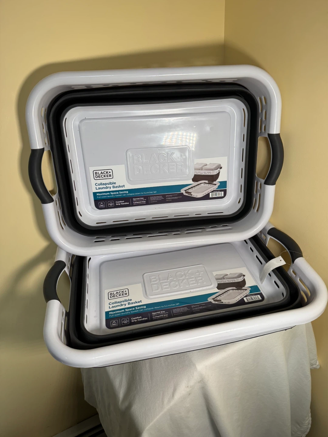 Black+Decker Collapsible Laundry Basket