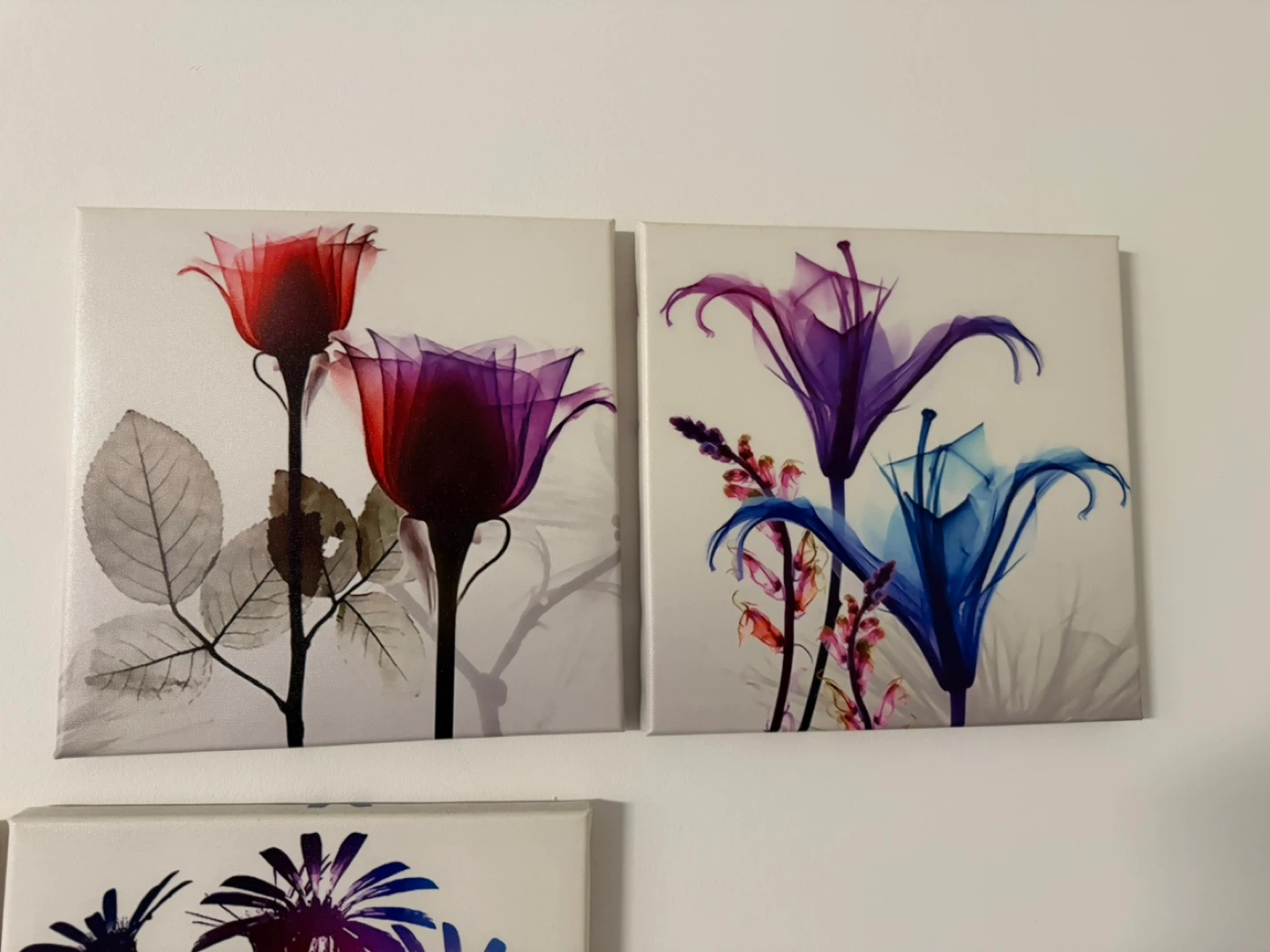 Floral Art Canvas Prints (Set of 4) - photo 3