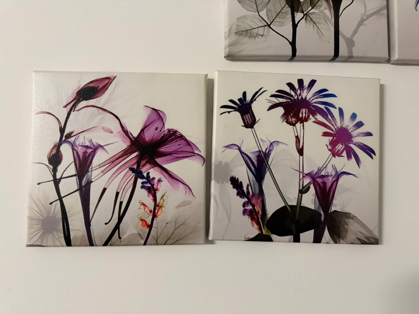 Floral Art Canvas Prints (Set of 4) - photo 2