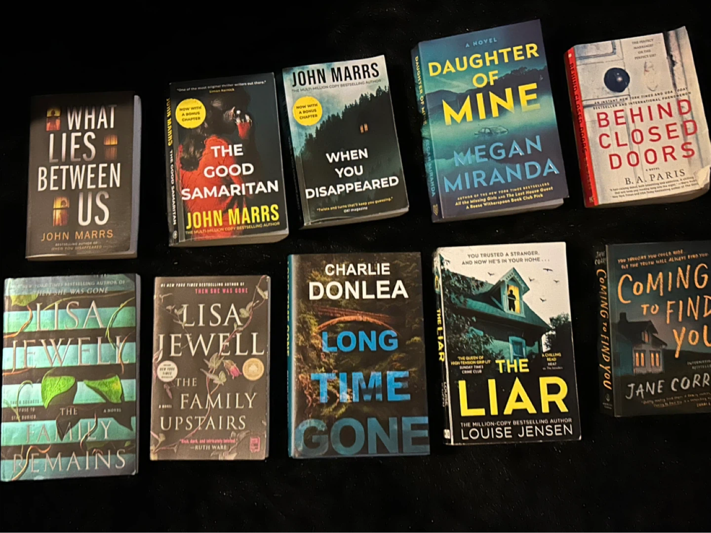 Thriller books - Freida McFadden and Megan Miranda