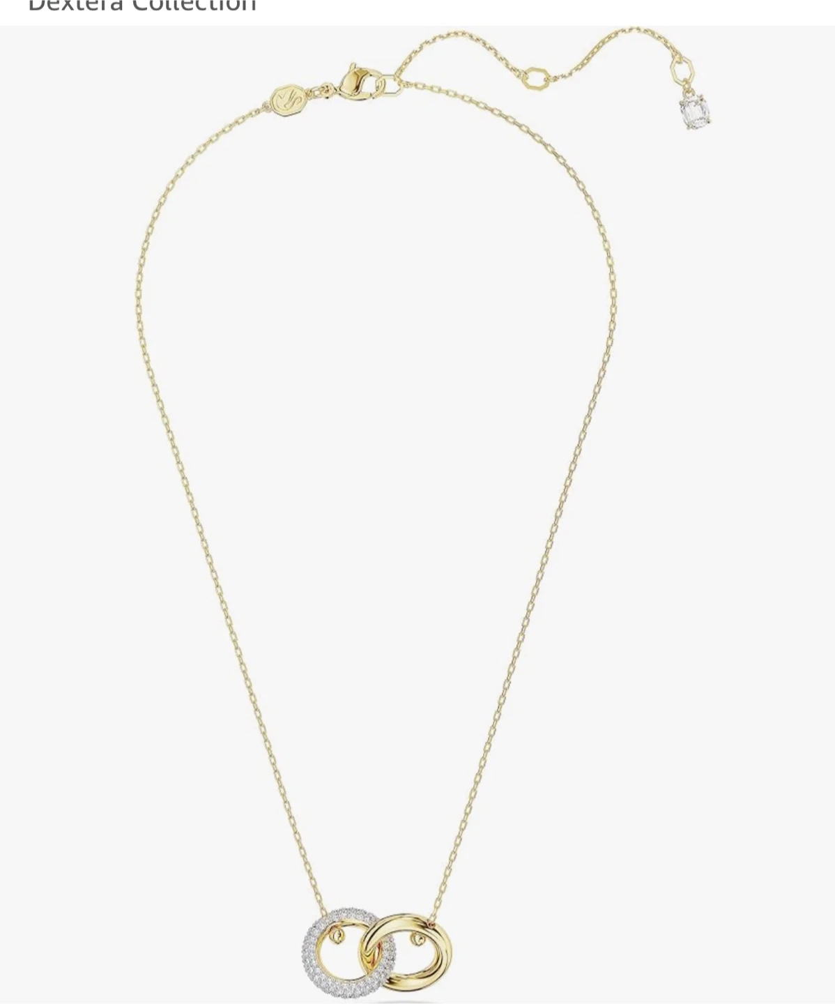 Swarovski Dextera Interlocking Ring Necklace - photo 4