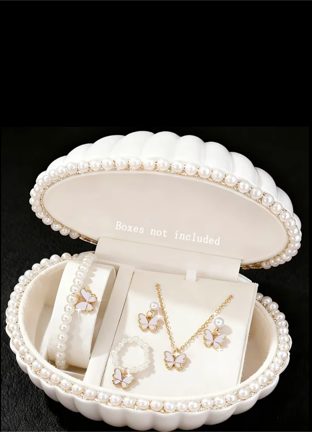 New Butterfly Pearl Jewelry Set - photo 2