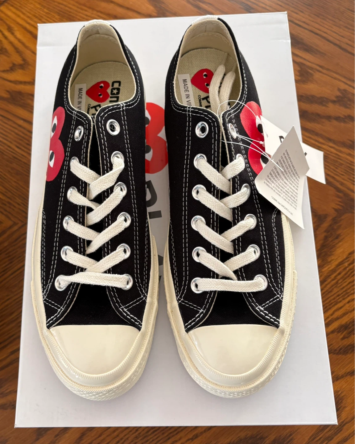 ✨✨Converse PLAY Comme Des Garçons