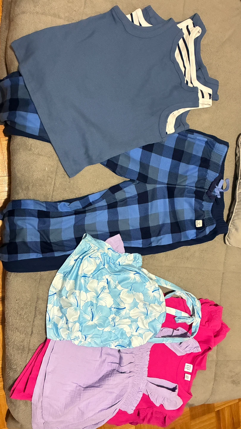 Life is Good Sleep Pants & Gap Kids Tops Bundle