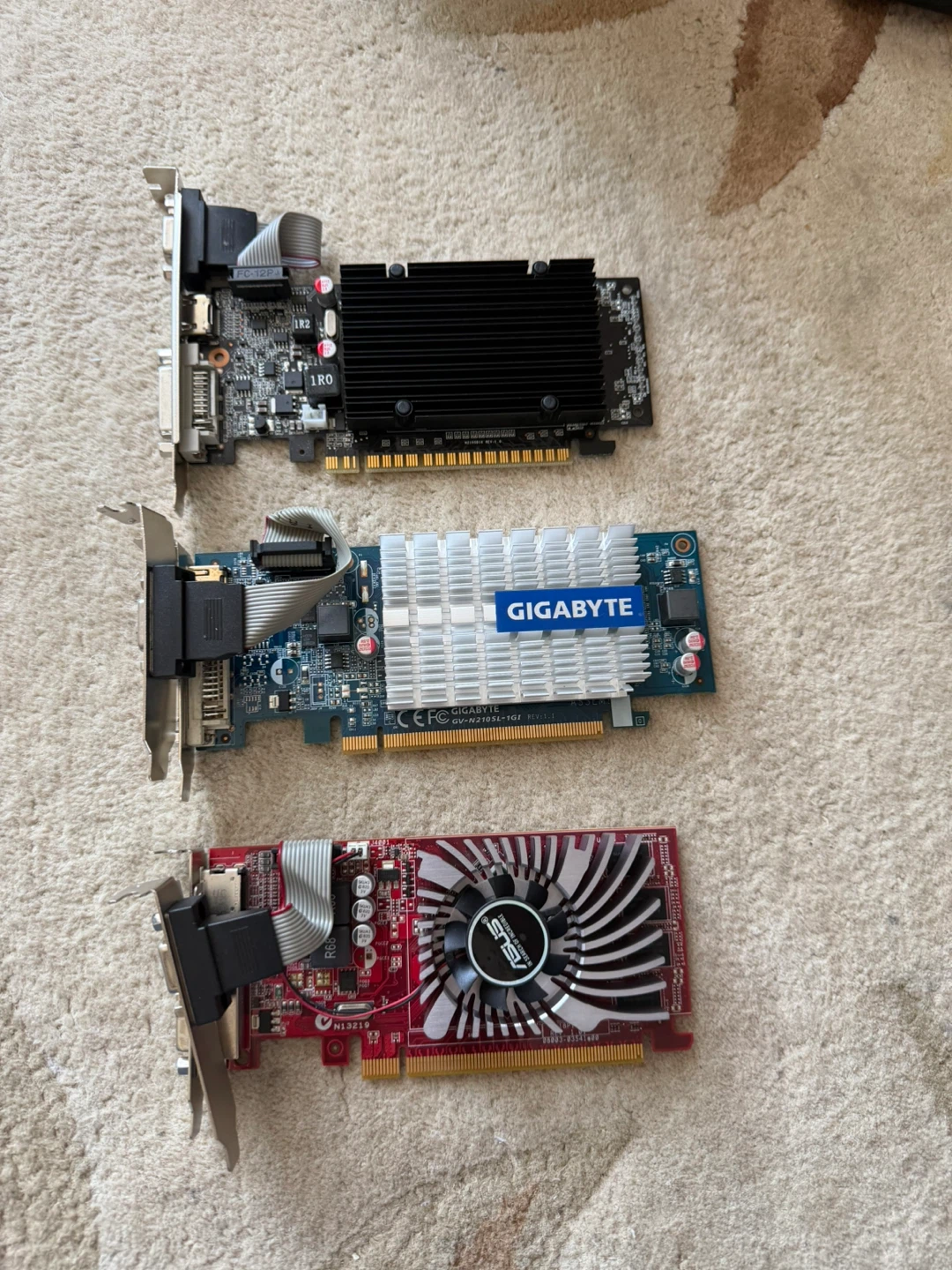 Gigabyte / ASUS / Nvidia GPU GT210 GT240 OEM Video Cards
