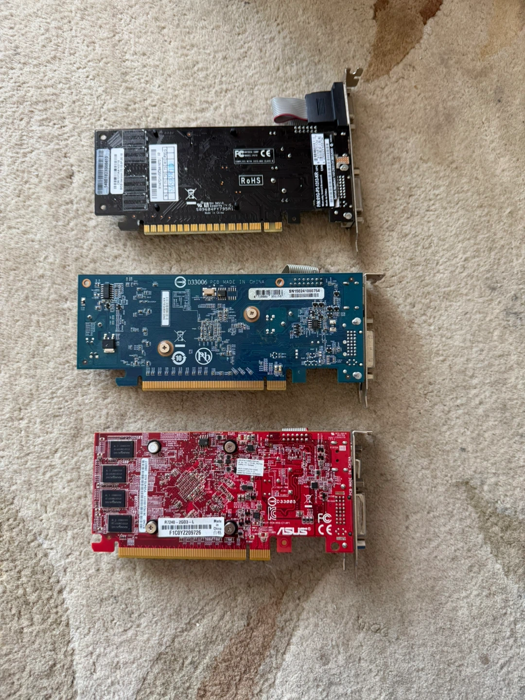 Gigabyte / ASUS / Nvidia GPU GT210 GT240 OEM Video Cards - photo 2