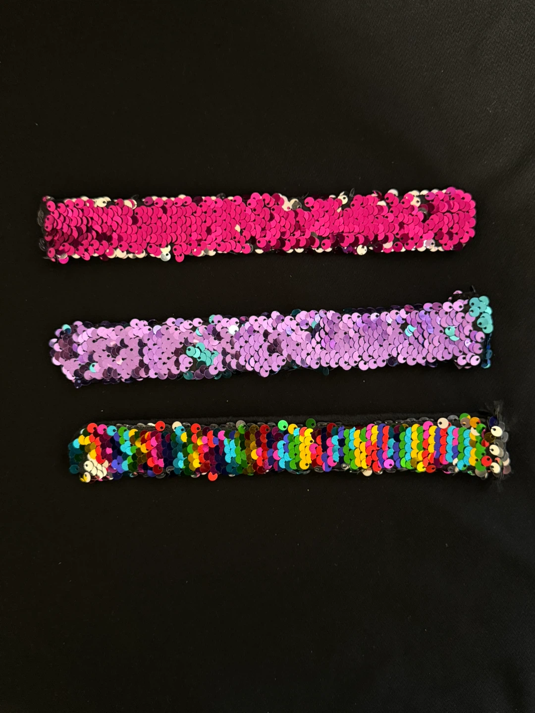 Sequin Snap Bracelets - Set of 3 - photo 3