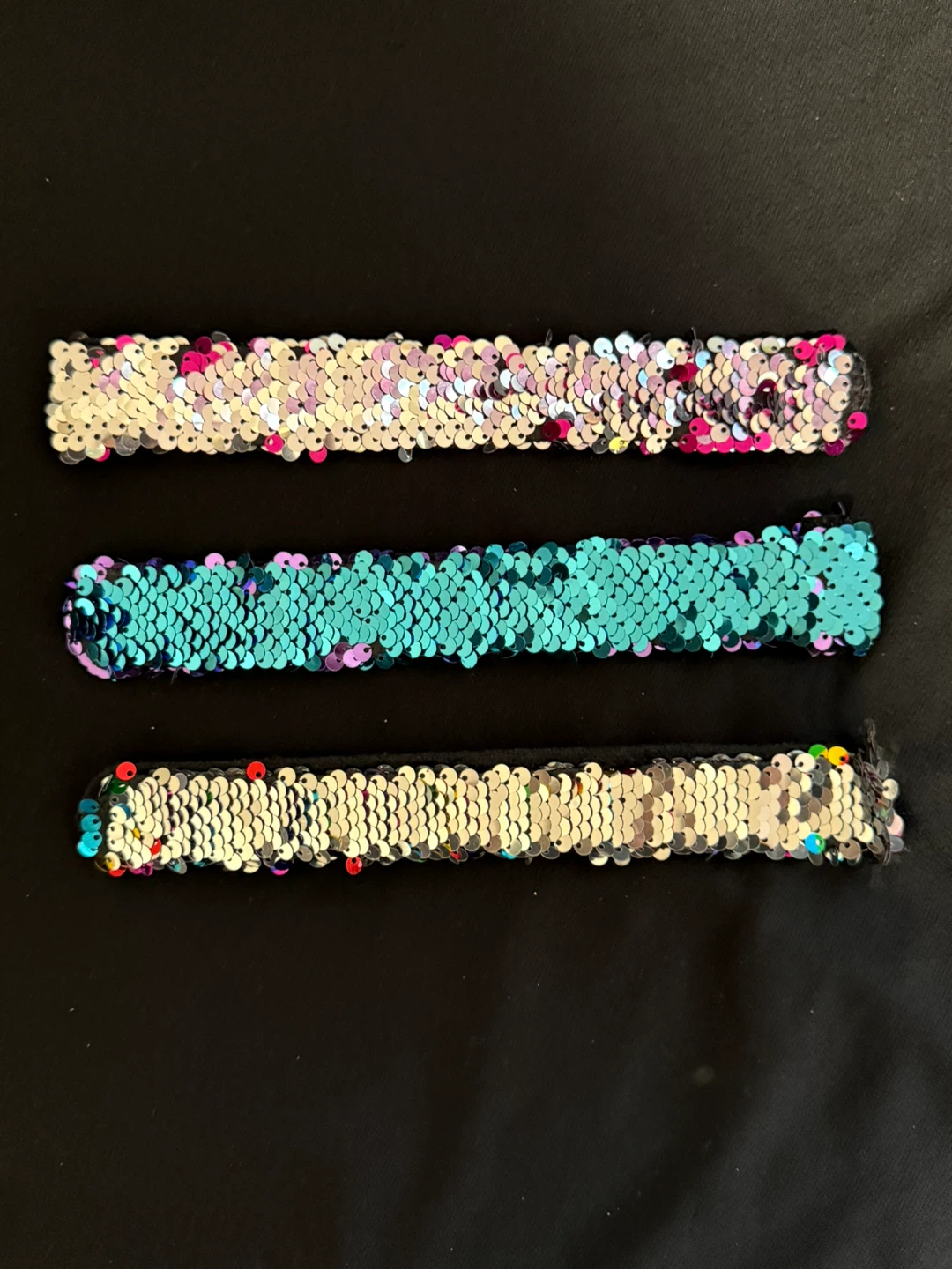 Sequin Snap Bracelets - Set of 3 - photo 2