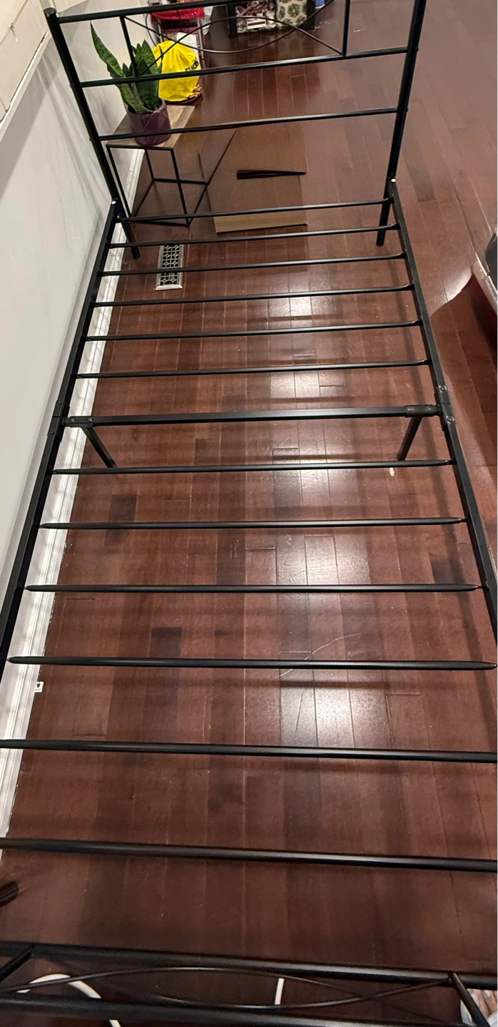 Black Metal Bed Frame - photo 3
